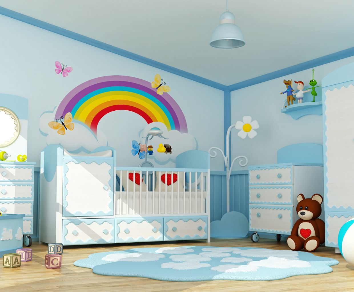 Cute Baby Room Ceiling Fan