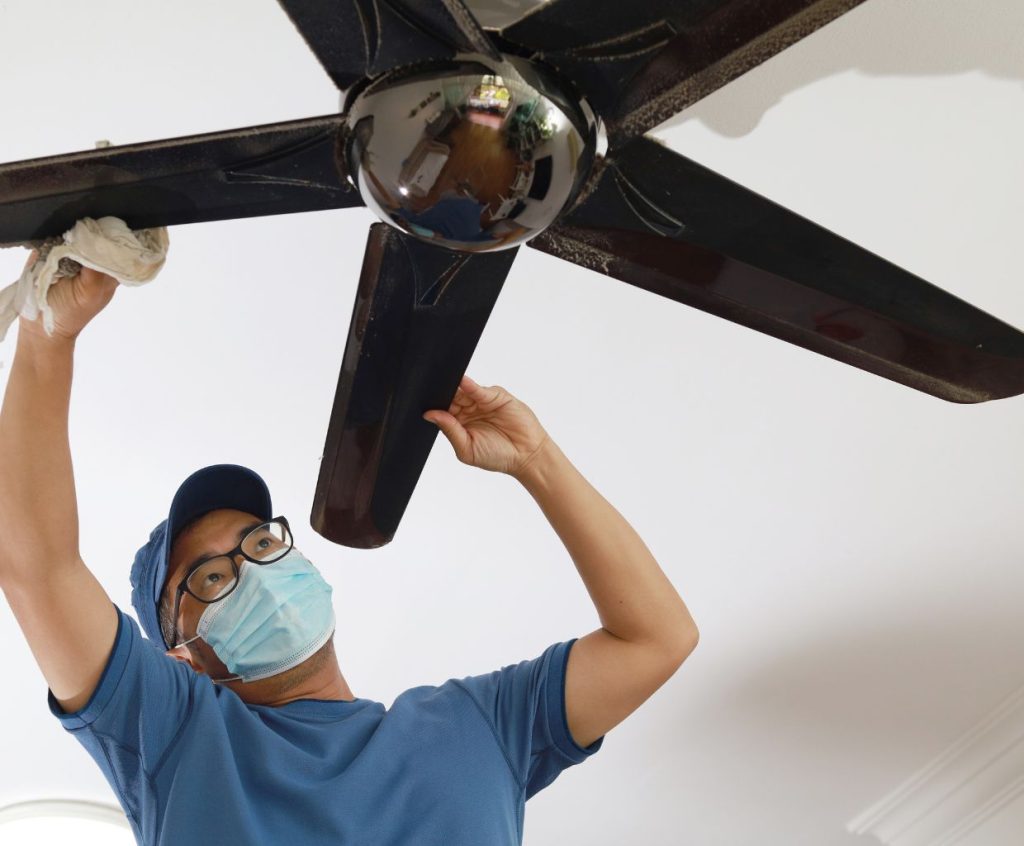 Garage ceiling fan - idea